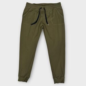 Zyia Active Women XL Olive Green Unwind Jogger Pants Drawstring Athletic Stretch